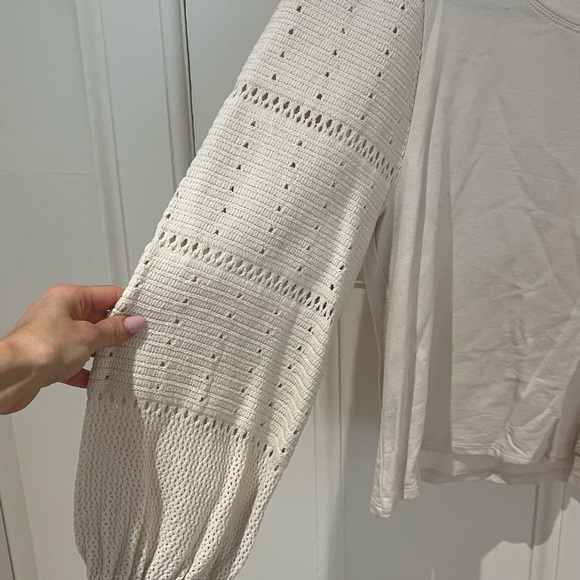 Splendid long sleeve with knit sleeves - Picture 2 of 5